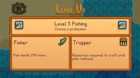 stardew best fishing profession|stardew valley level 5 fishing best choice.